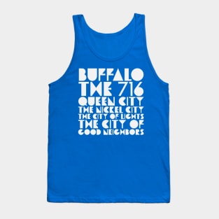 Buffalo NY City of Good Neighbors Nickel City 716 Tank Top